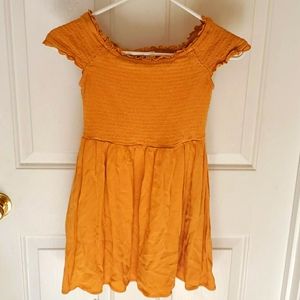 Mustard color dress